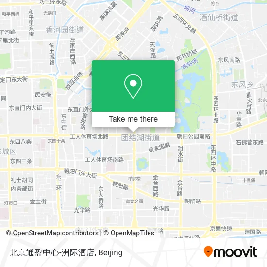 北京通盈中心-洲际酒店 map