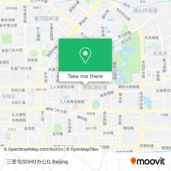三里屯SOHO办公D map
