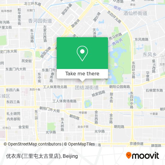 优衣库(三里屯太古里店) map