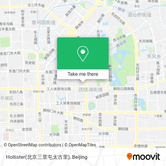Hollister(北京三里屯太古里) map