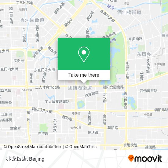 兆龙饭店 map