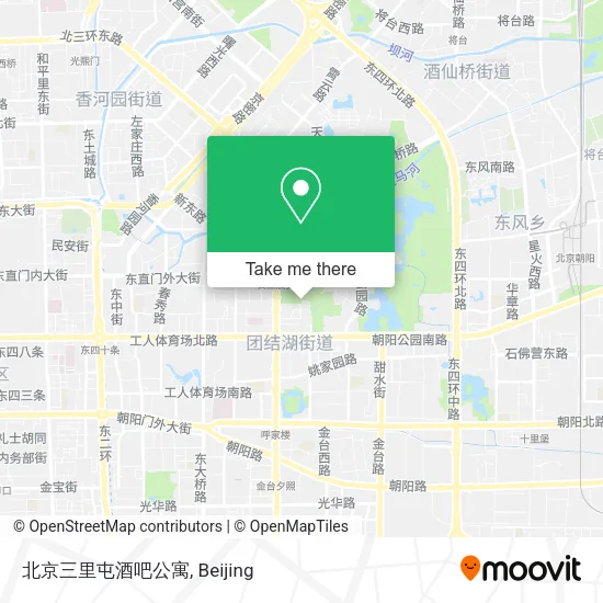 北京三里屯酒吧公寓 map
