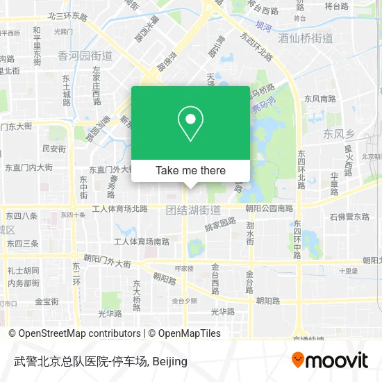 武警北京总队医院-停车场 map
