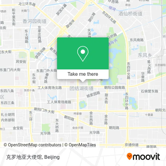 克罗地亚大使馆 map