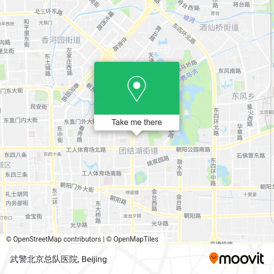 武警北京总队医院 map