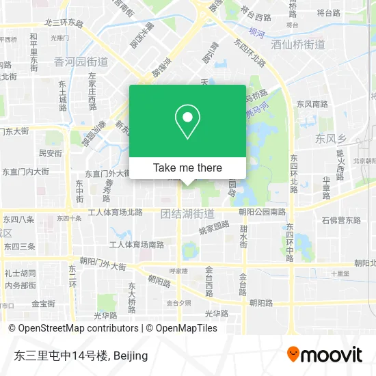 东三里屯中14号楼 map