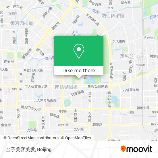 金子美容美发 map
