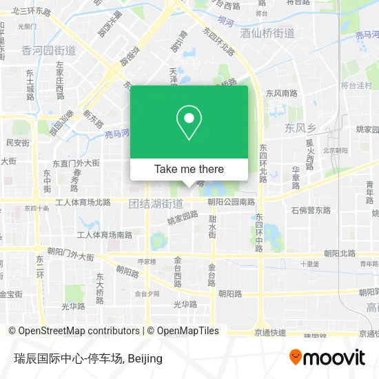 瑞辰国际中心-停车场 map