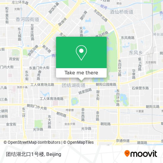 团结湖北口1号楼 map