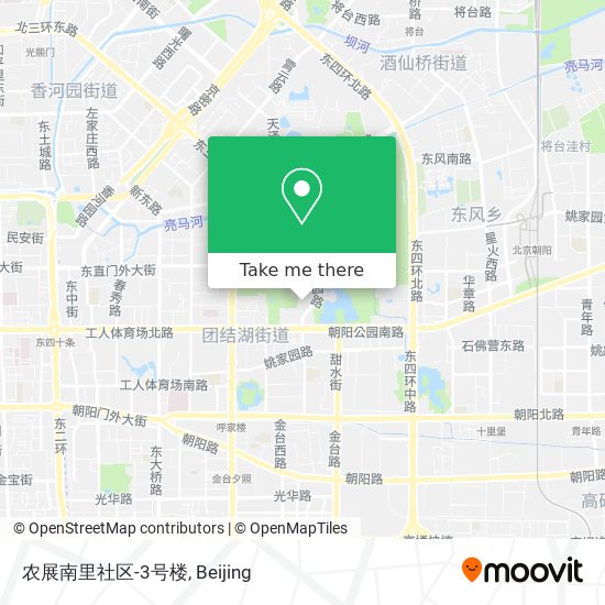 农展南里社区-3号楼 map