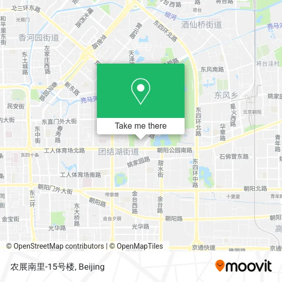 农展南里-15号楼 map