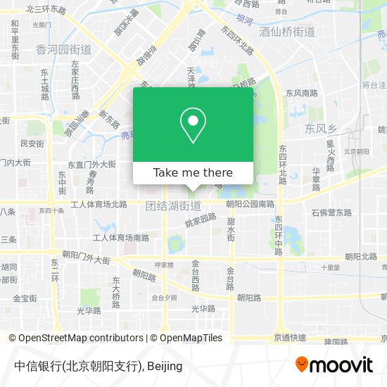 中信银行(北京朝阳支行) map