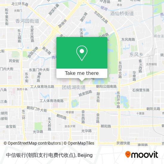 中信银行(朝阳支行电费代收点) map