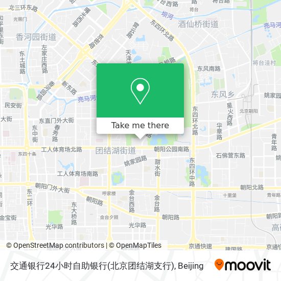 交通银行24小时自助银行(北京团结湖支行) map