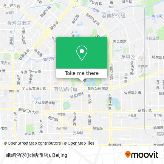 峨嵋酒家(团结湖店) map