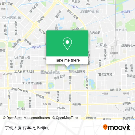 京朝大厦-停车场 map