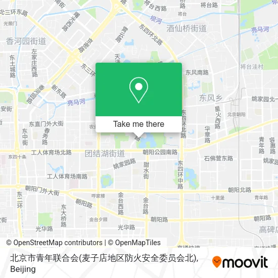 北京市青年联合会(麦子店地区防火安全委员会北) map