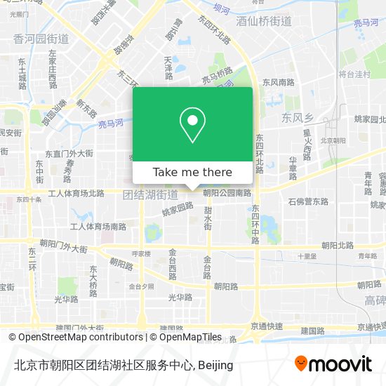 北京市朝阳区团结湖社区服务中心 map