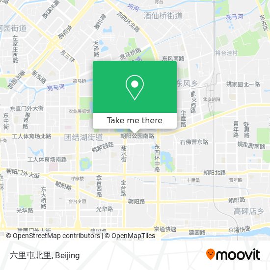 六里屯北里 map