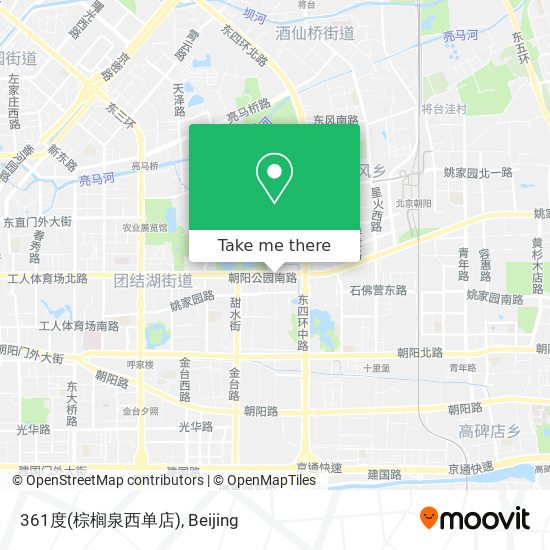 361度(棕榈泉西单店) map