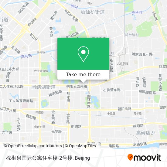 棕榈泉国际公寓住宅楼-2号楼 map