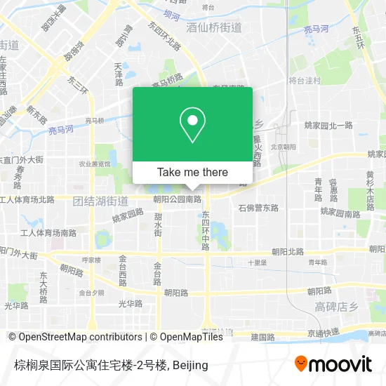 棕榈泉国际公寓住宅楼-2号楼 map