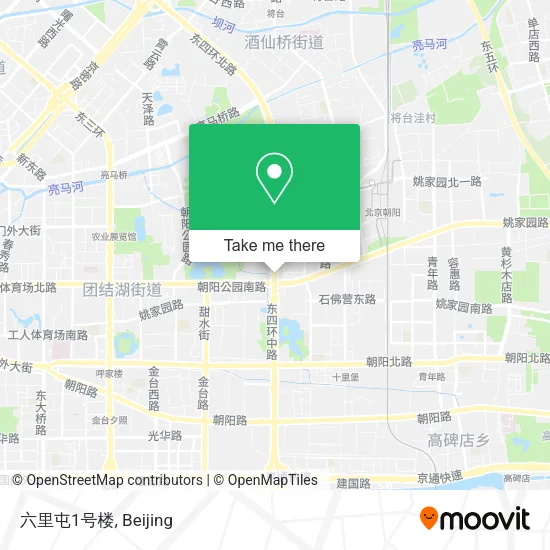 六里屯1号楼 map