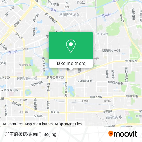 郡王府饭店-东南门 map
