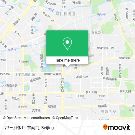 郡王府饭店-东南门 map