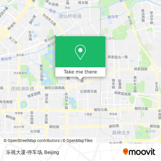 乐视大厦-停车场 map