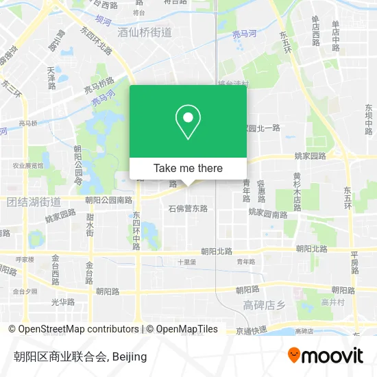 朝阳区商业联合会 map