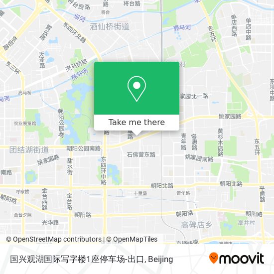 国兴观湖国际写字楼1座停车场-出口 map