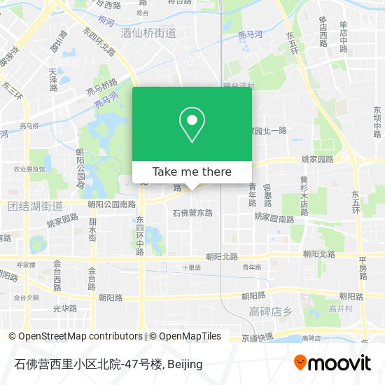 石佛营西里小区北院-47号楼 map