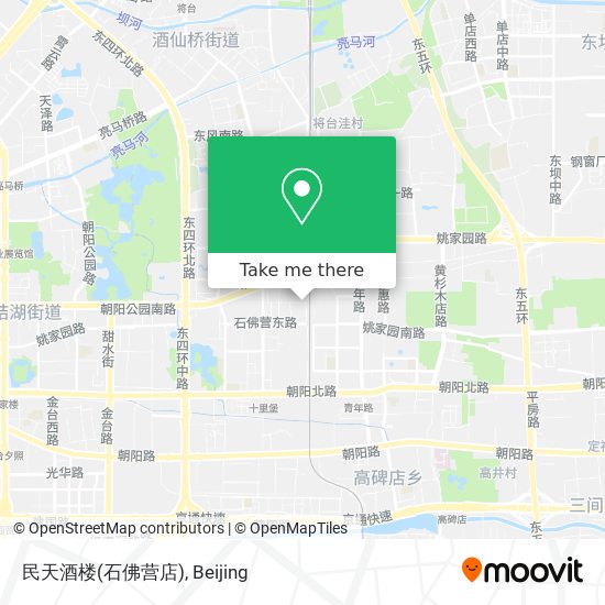 民天酒楼(石佛营店) map