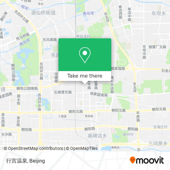 行宫温泉 map