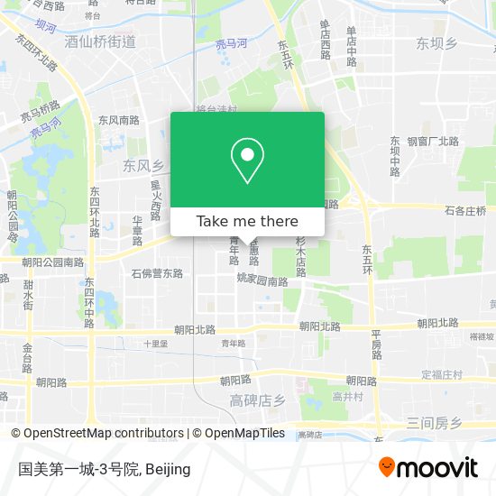 国美第一城-3号院 map