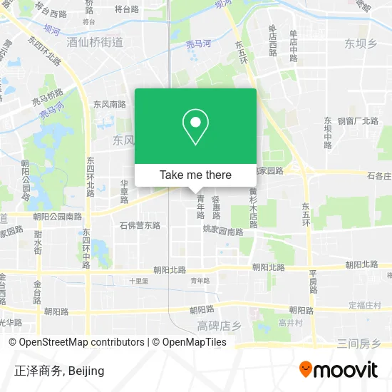 正泽商务 map