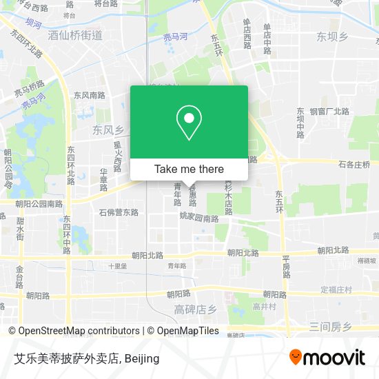 艾乐美蒂披萨外卖店 map