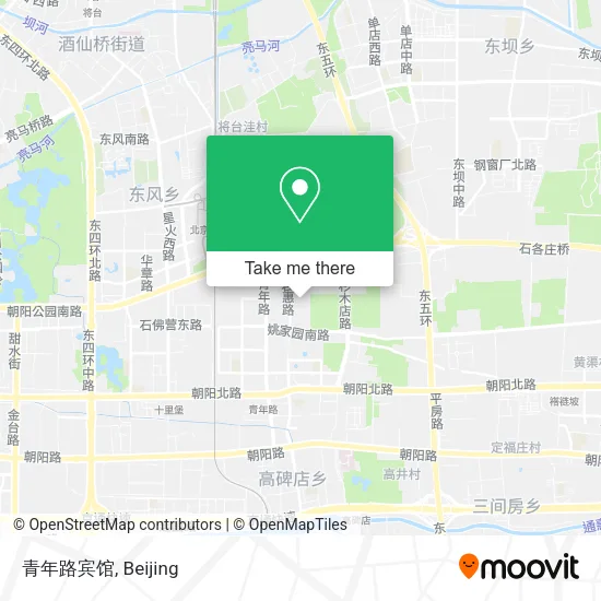 青年路宾馆 map