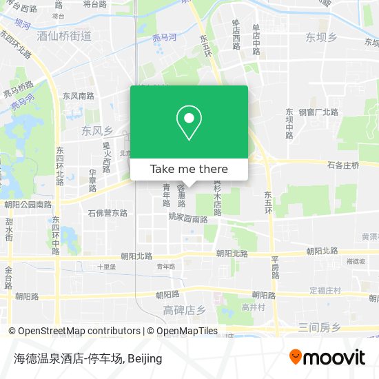海德温泉酒店-停车场 map