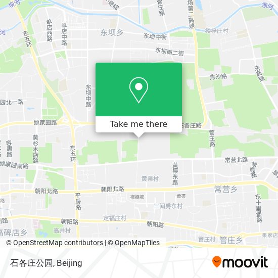 石各庄公园 map