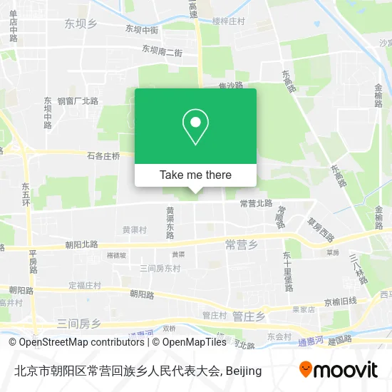 北京市朝阳区常营回族乡人民代表大会 map