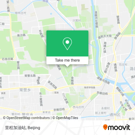 里程加油站 map