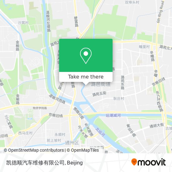 凯德顺汽车维修有限公司 map