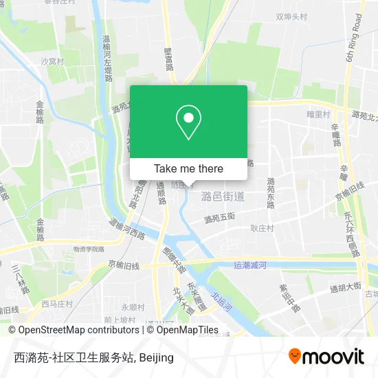 西潞苑-社区卫生服务站 map