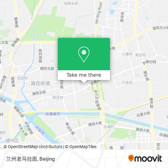 兰州老马拉面 map