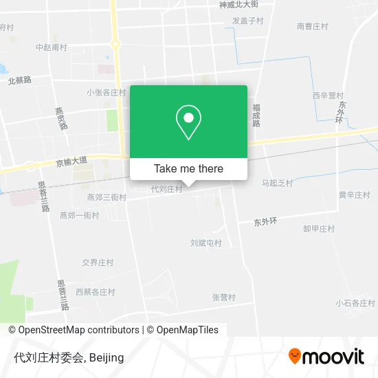 代刘庄村委会 map