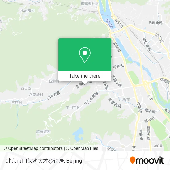 北京市门头沟大才砂锅居 map