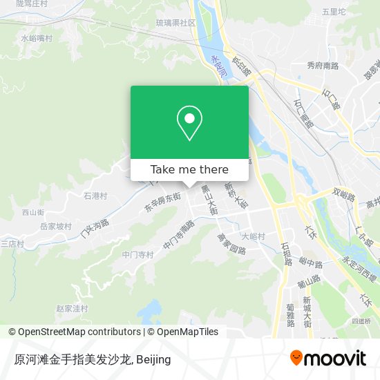 原河滩金手指美发沙龙 map