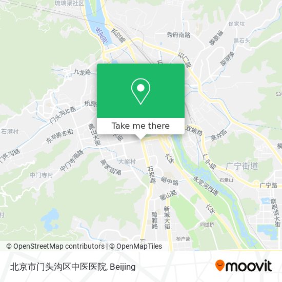 北京市门头沟区中医医院 map